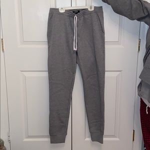 Grey sweatpants